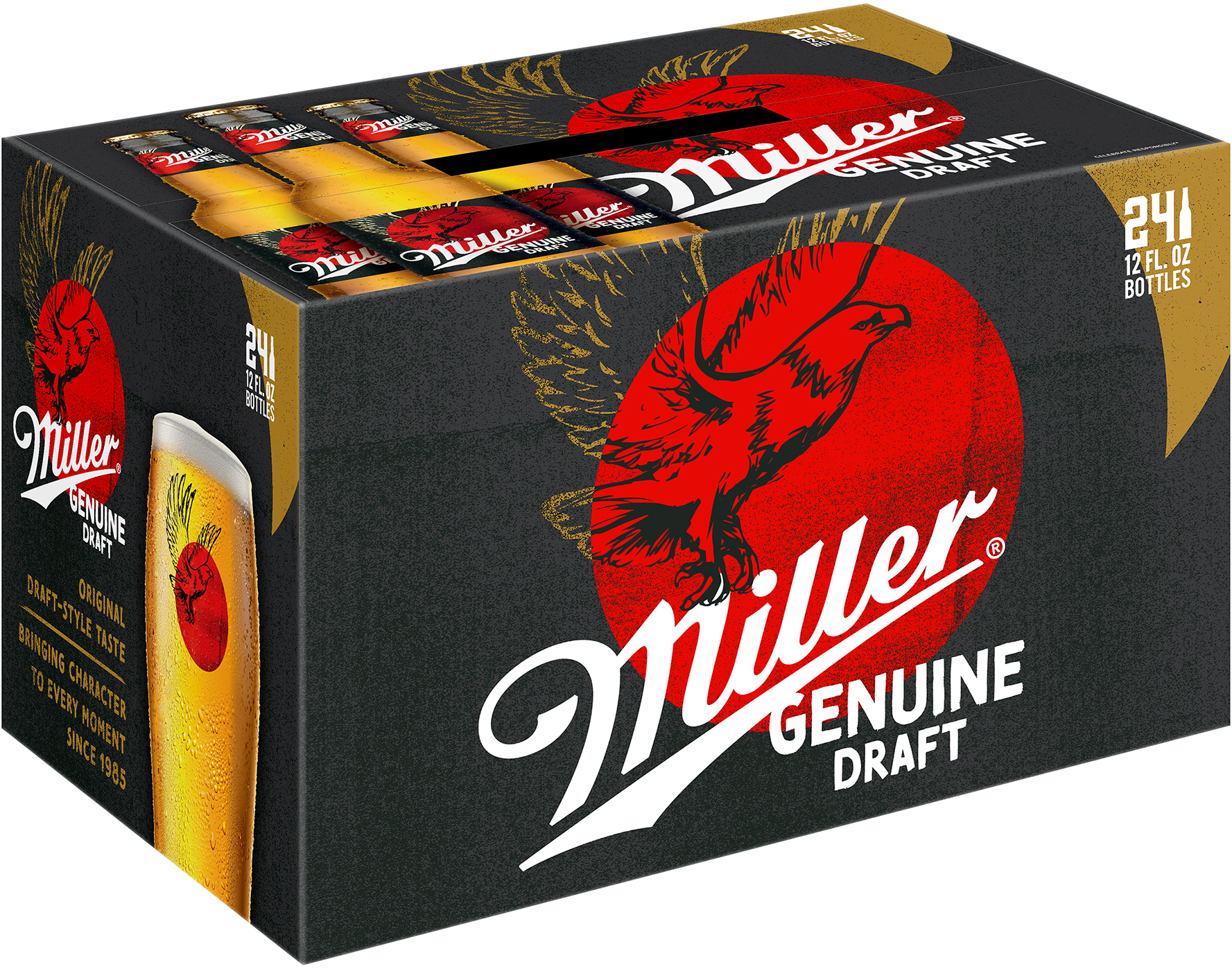 Miller Genuine Draft | 24 pack of 12 oz Bottle