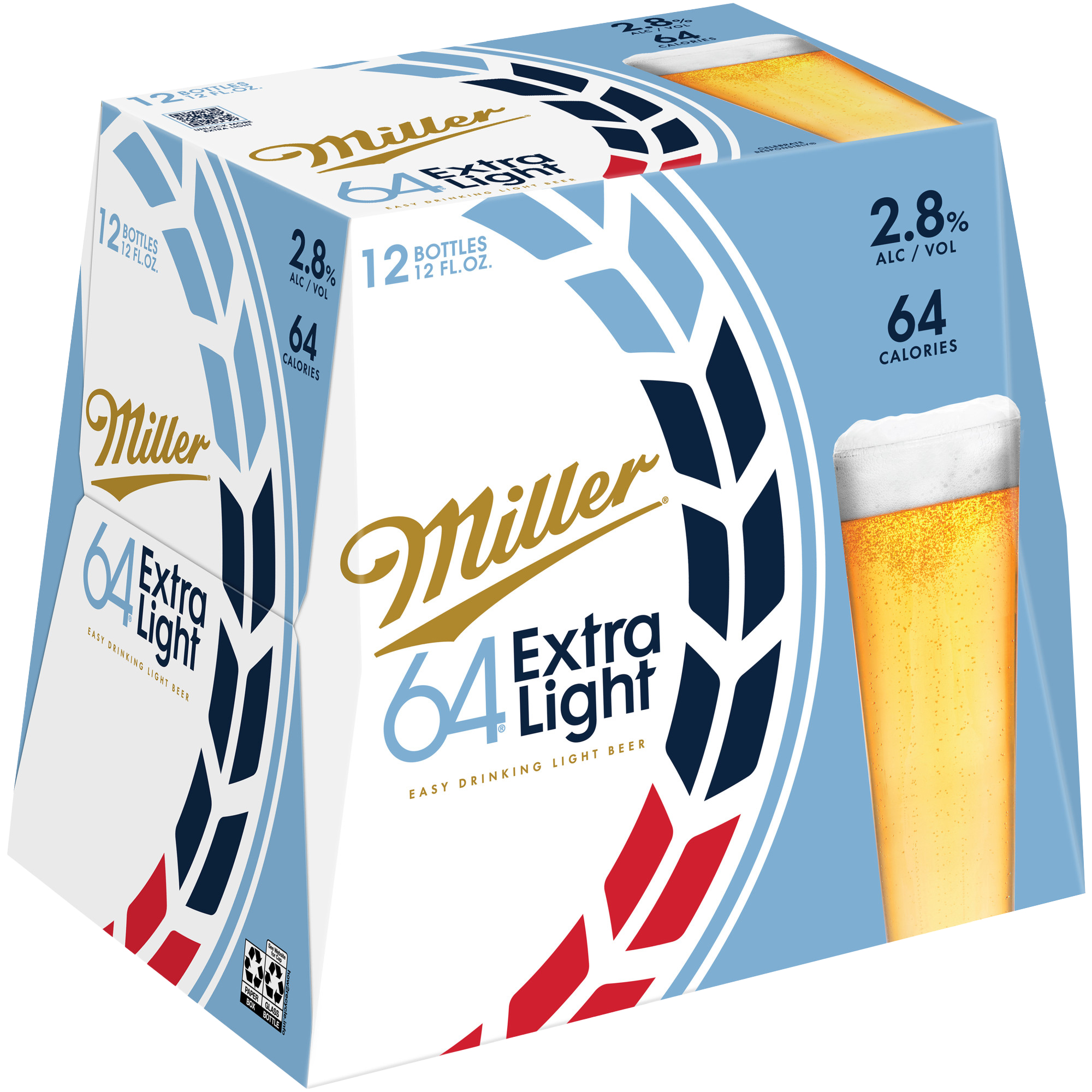Miller 64 12 pack of 12 oz Bottle
