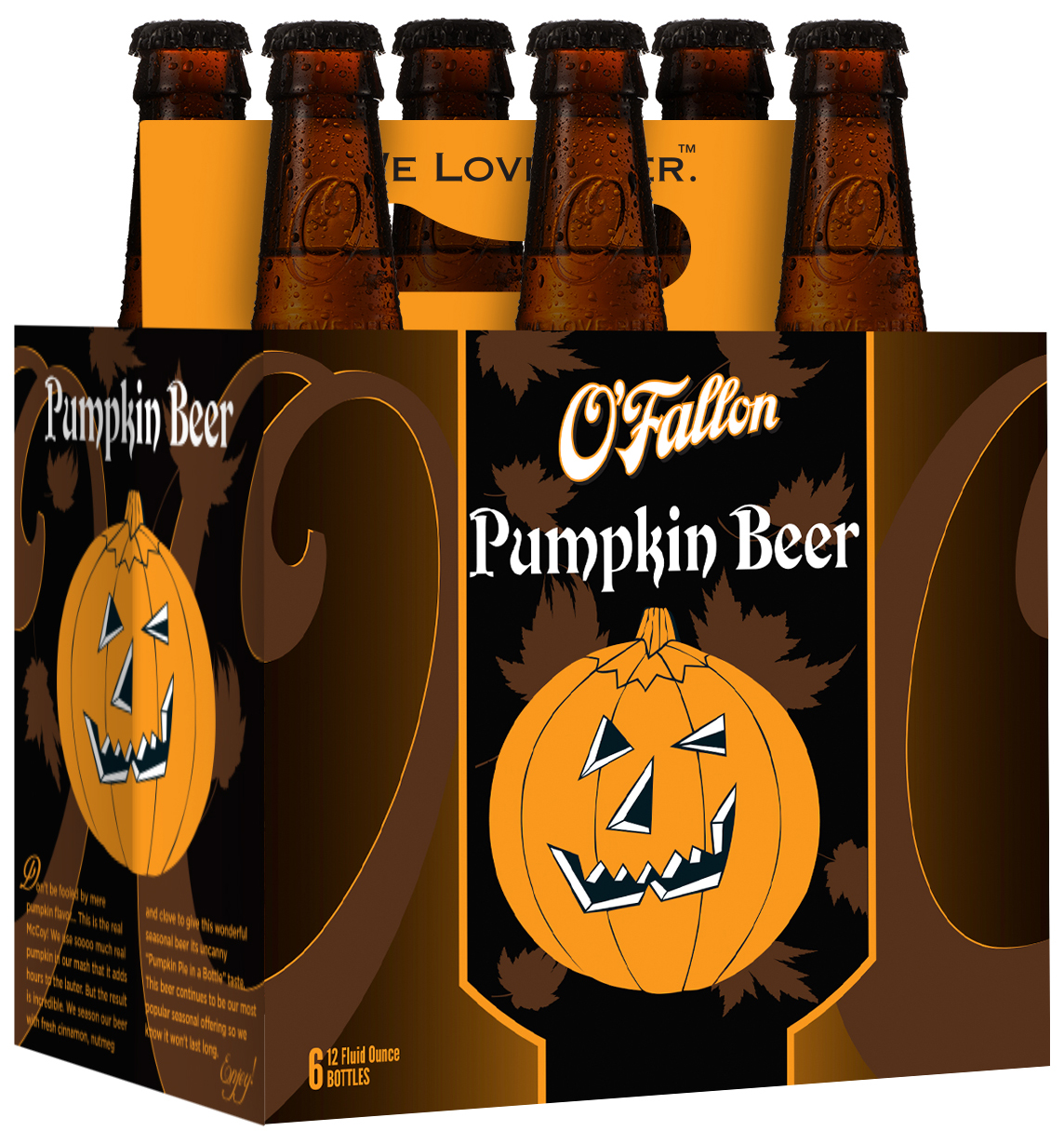 O'Fallon Pumpkin Ale | 6 pack of 12 oz Bottle