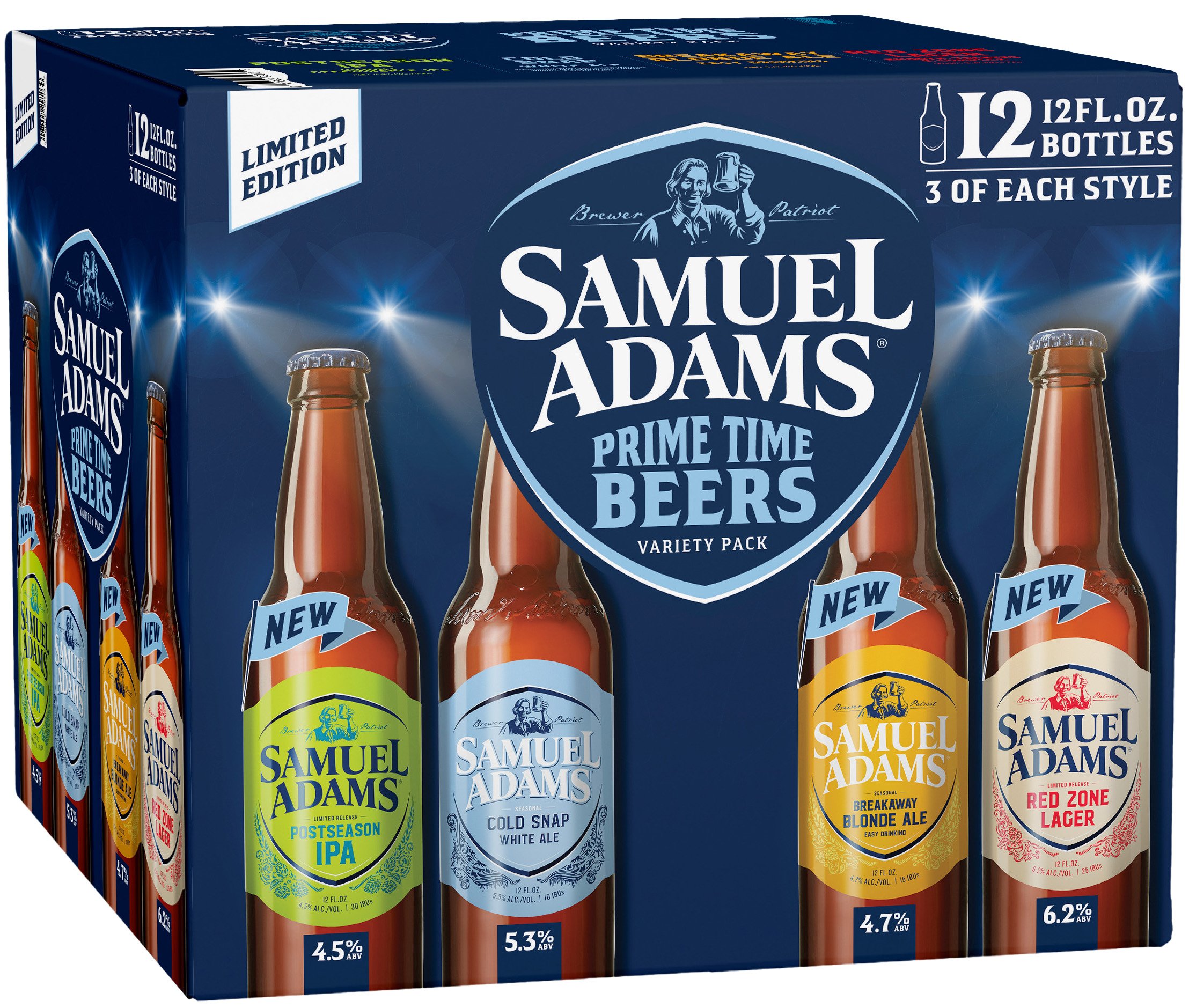 Samuel Adams Variety Pack 12 pack of 12 oz Bottle Samuel Adams Variety Pack 12 pack of 12 oz Bottle