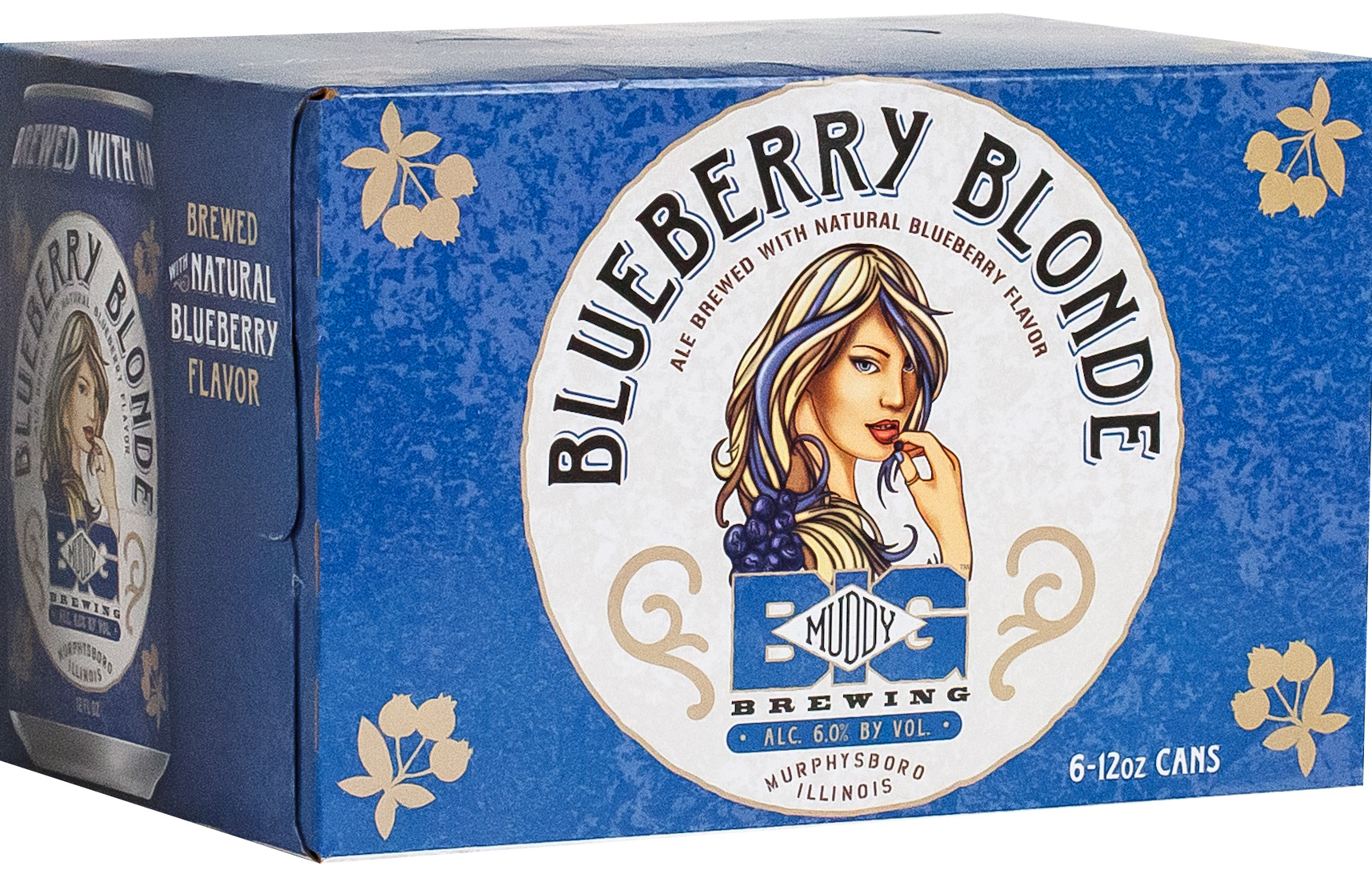 Big Muddy Blueberry Blonde | 6 pack of 12 oz Can