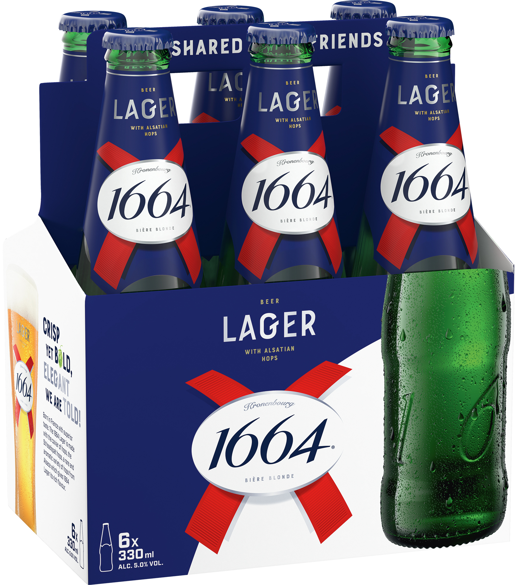 Kronenbourg 1664 | 6 pack of 12 oz Bottle