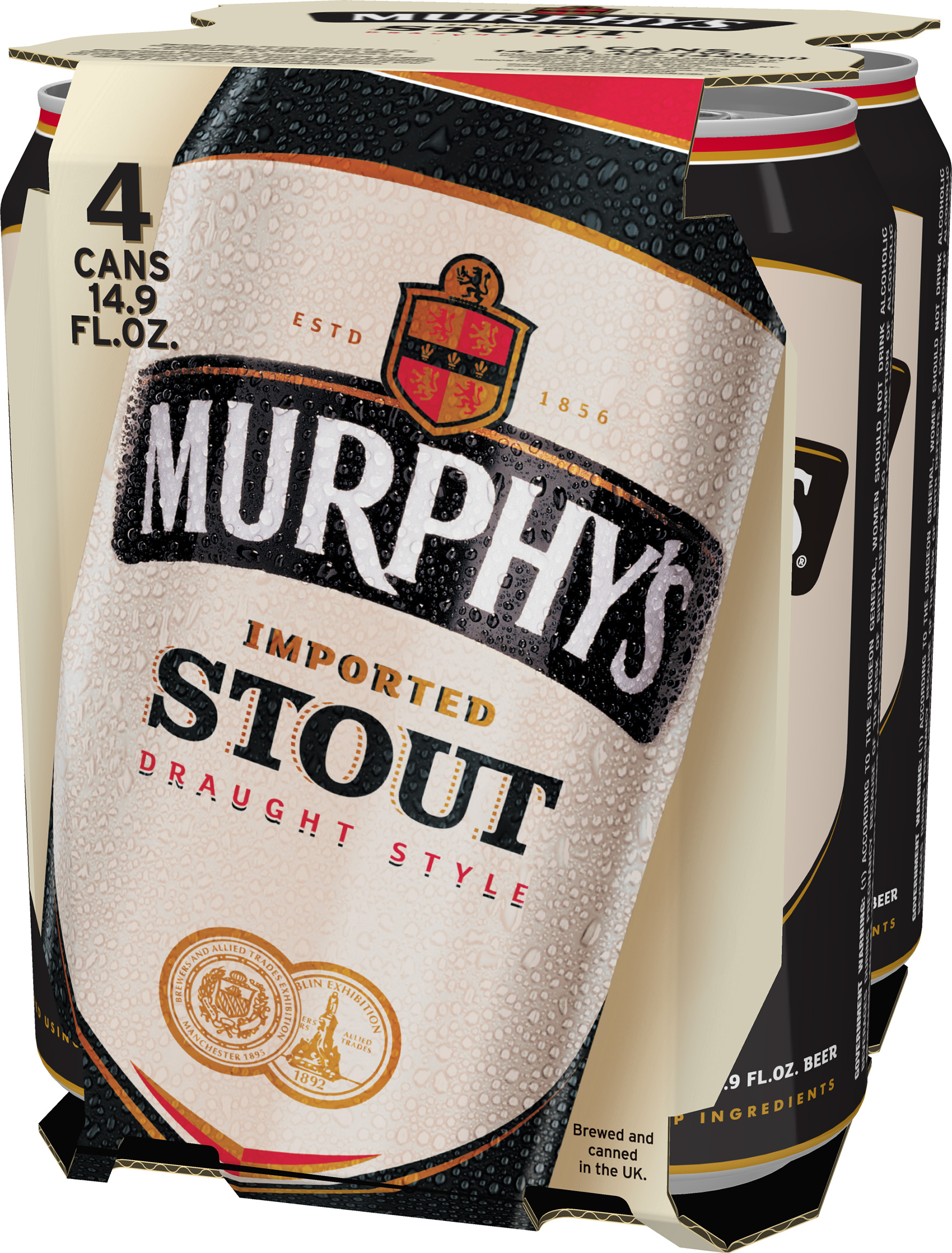 Murphy's Irish Stout マーフィーズ　灰皿　陶器　美品 Murphy's Irish Stout | 4 pack of 14.9 oz Can