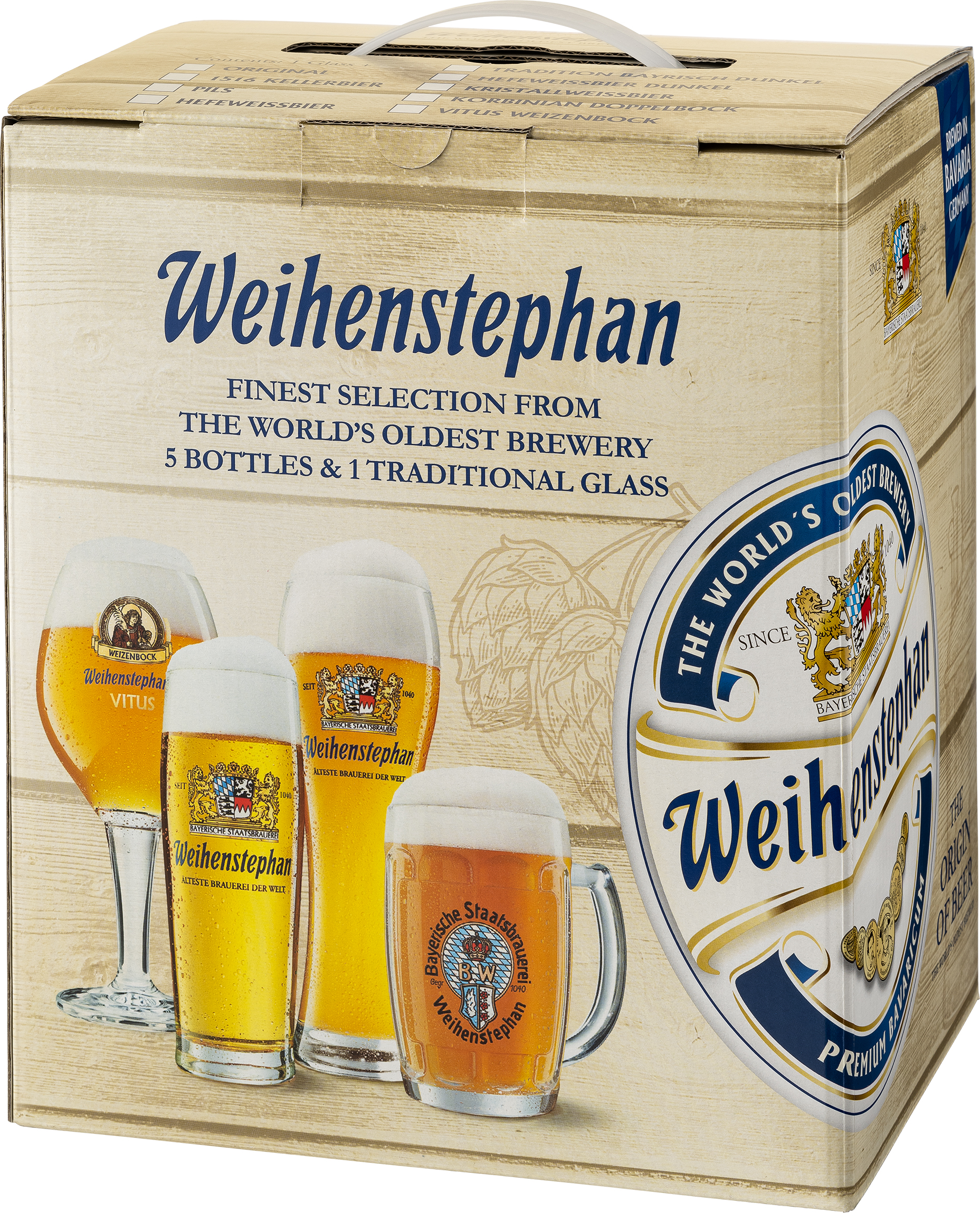 Weihenstephaner Gift Set with Glass