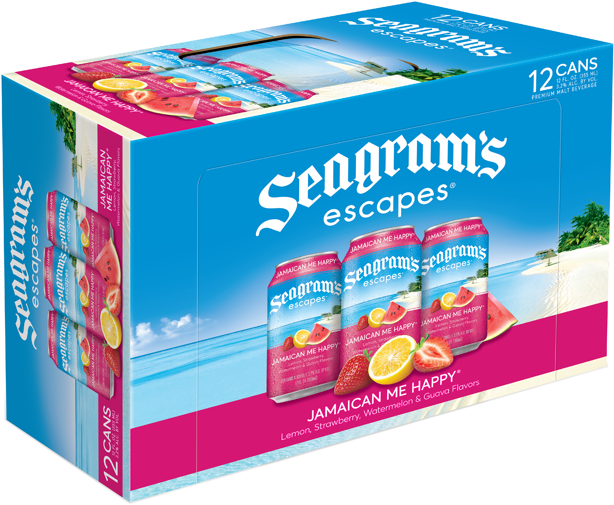 Seagram's Escapes Jamaican Me Happy | 12 pack of 12 oz Can
