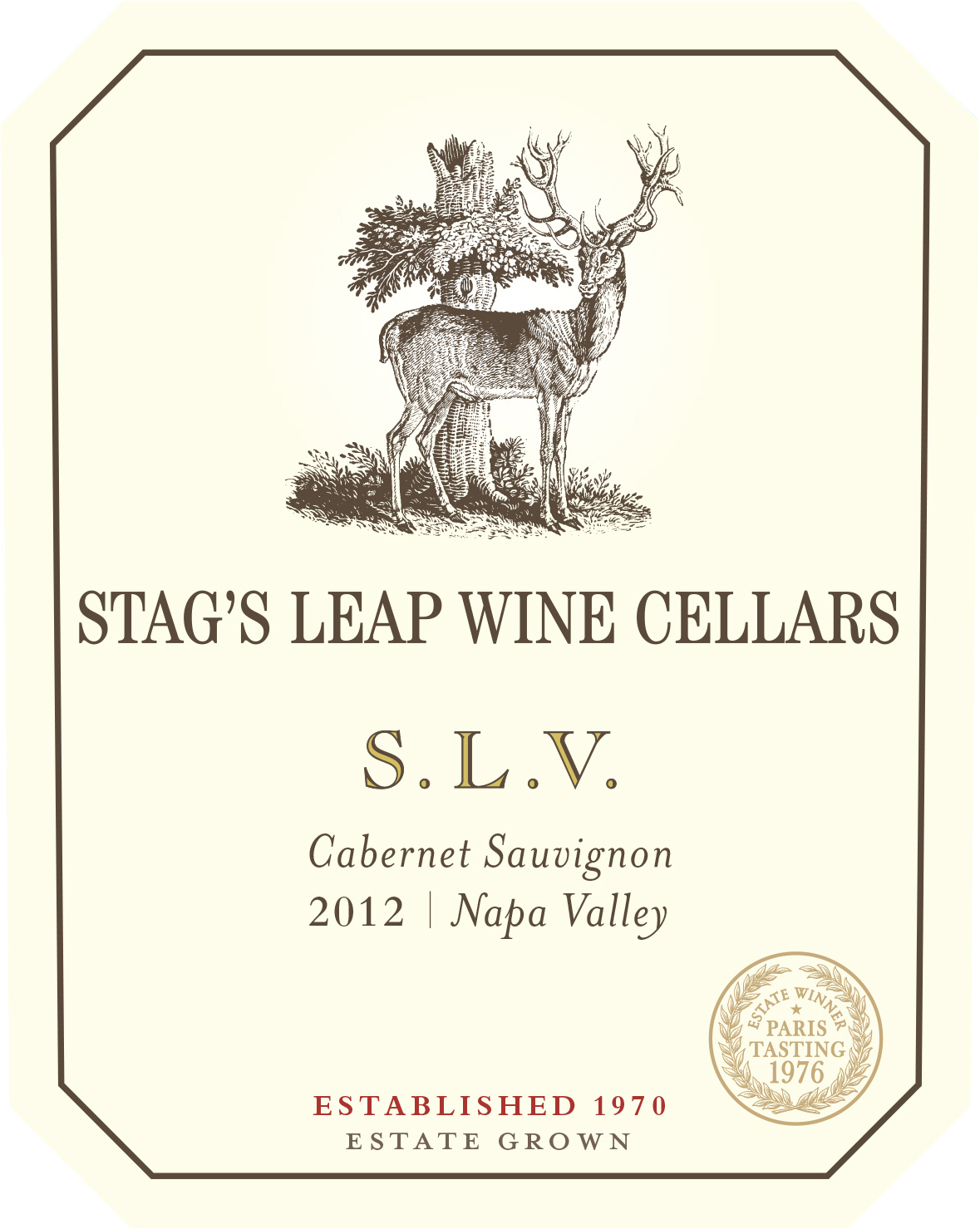 Stag's Leap Wine Cellars Cabernet Sauvignon SLV 2012