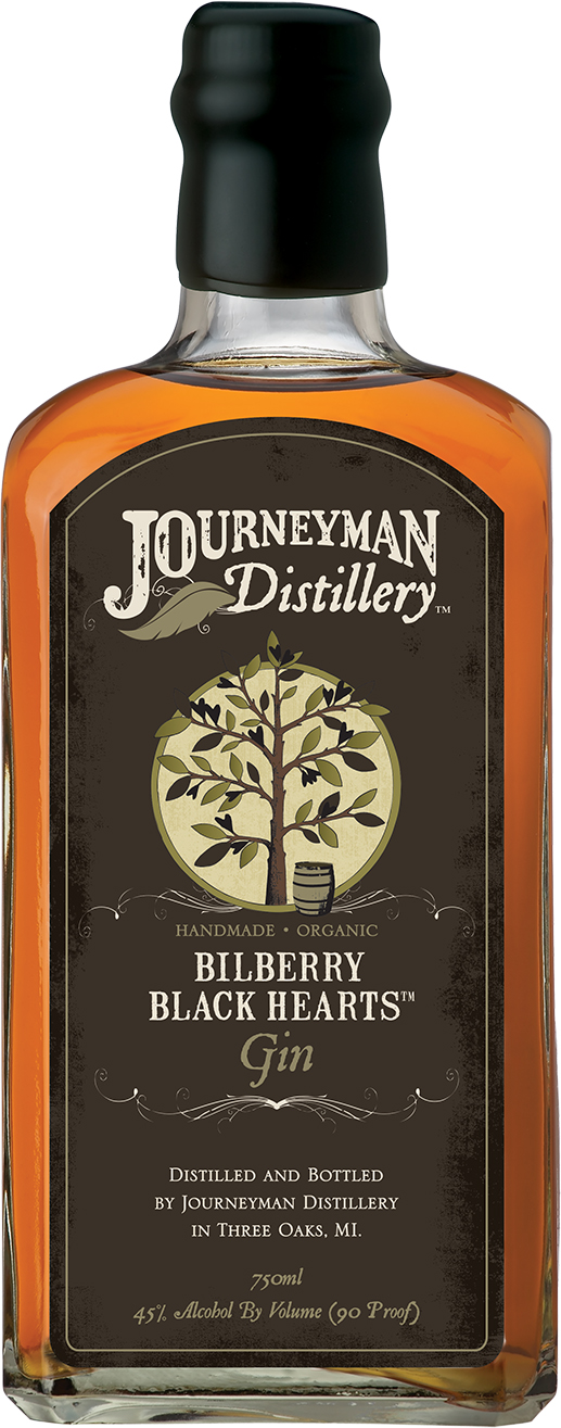 Journeyman Distillery Barrel Aged Bilberry Black Hearts Gin