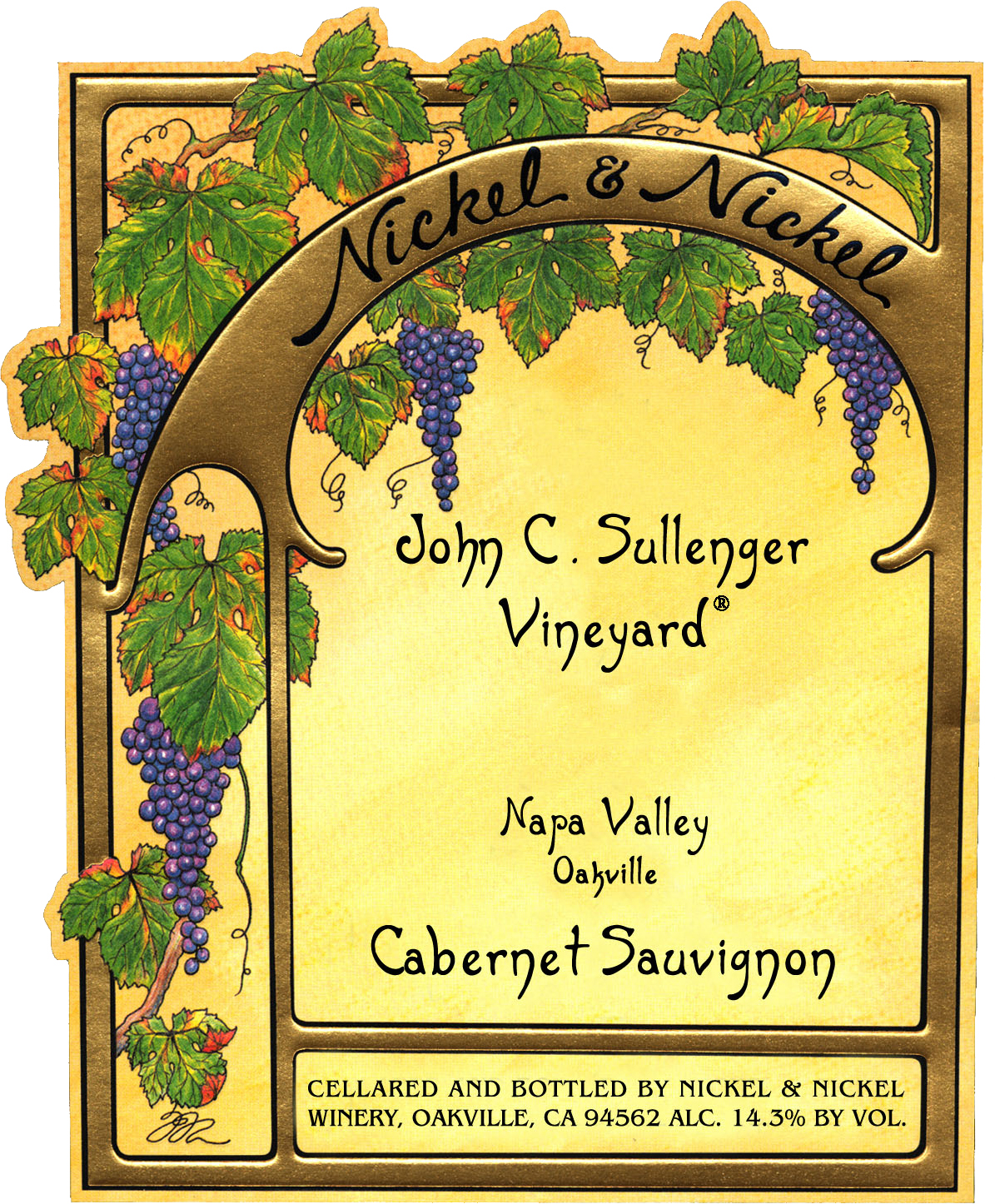 Nickel & Nickel Cabernet Sauvignon John C. Sullenger Vineyard 2012