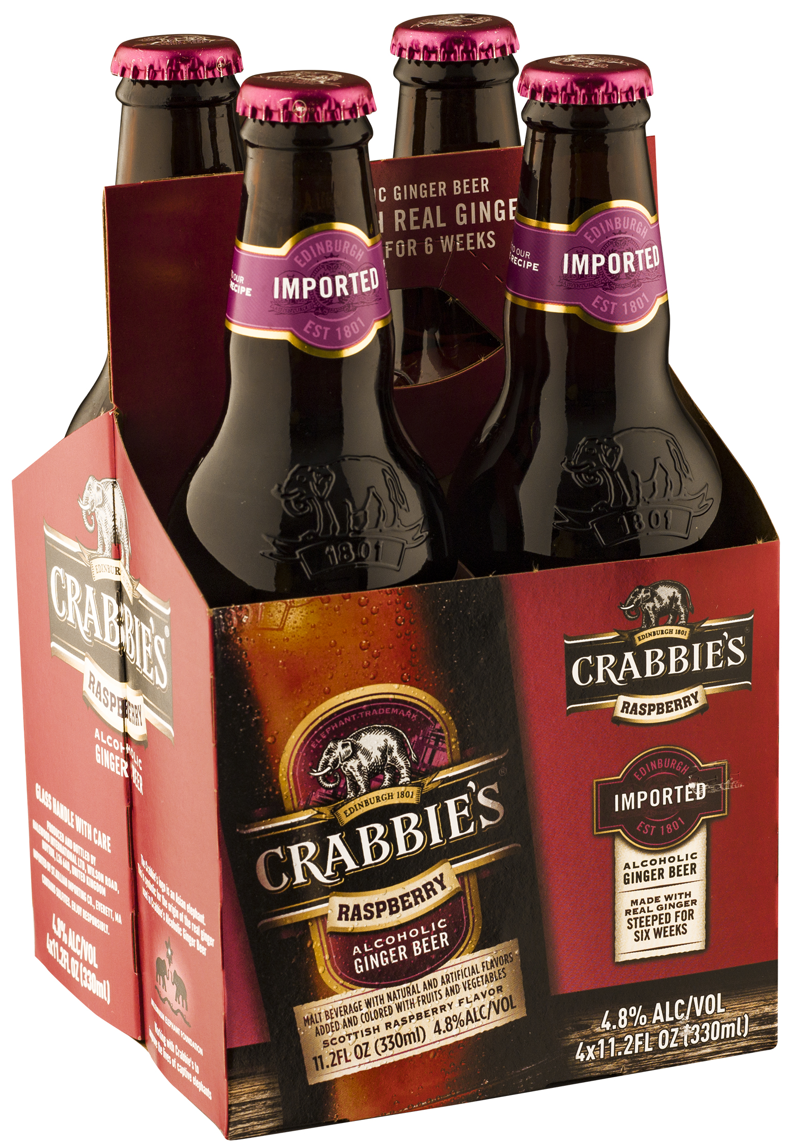 Crabbie's Raspberry Alcoholic Ginger Beer
