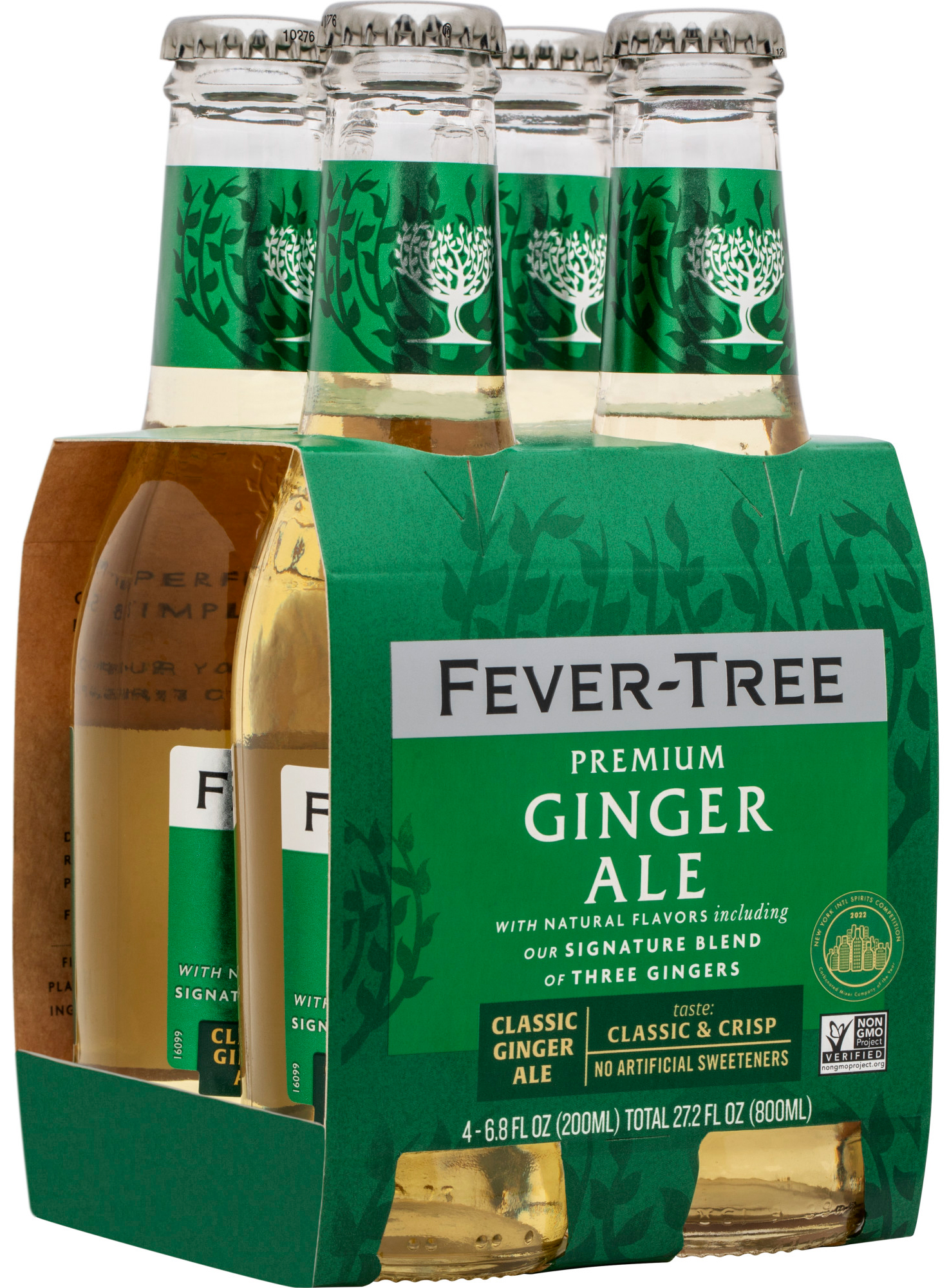 Fever Tree Ginger Ale 4 pack of 6.8 oz Bottle