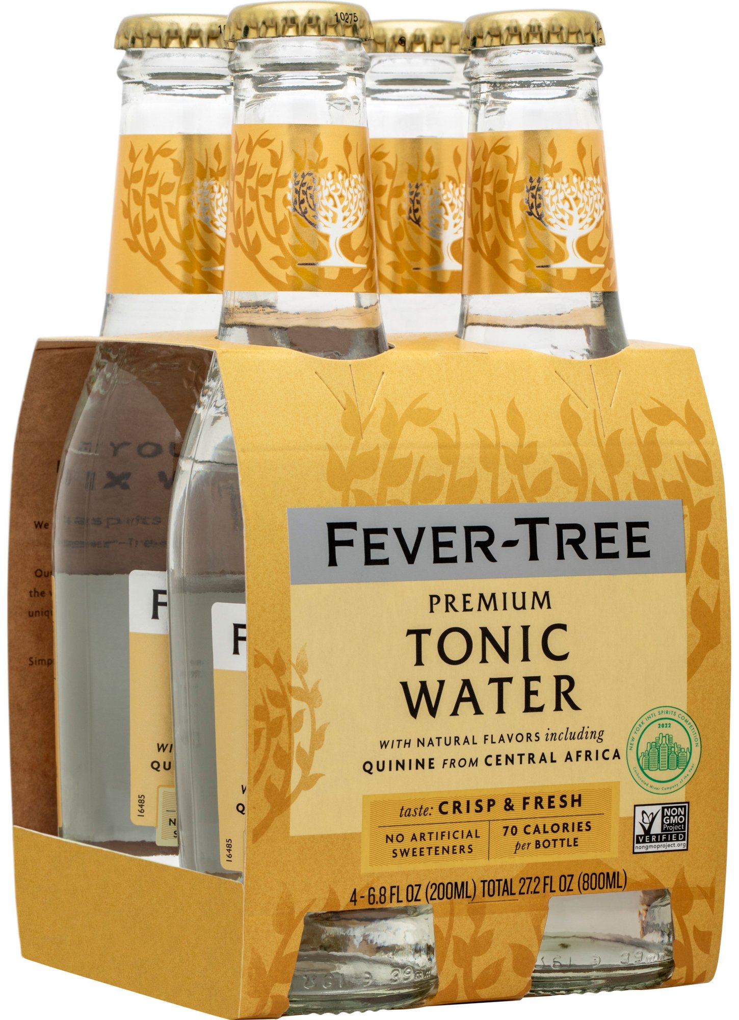 Fever Tree Tonic Water | 4 pack of 6.8 oz Bottle