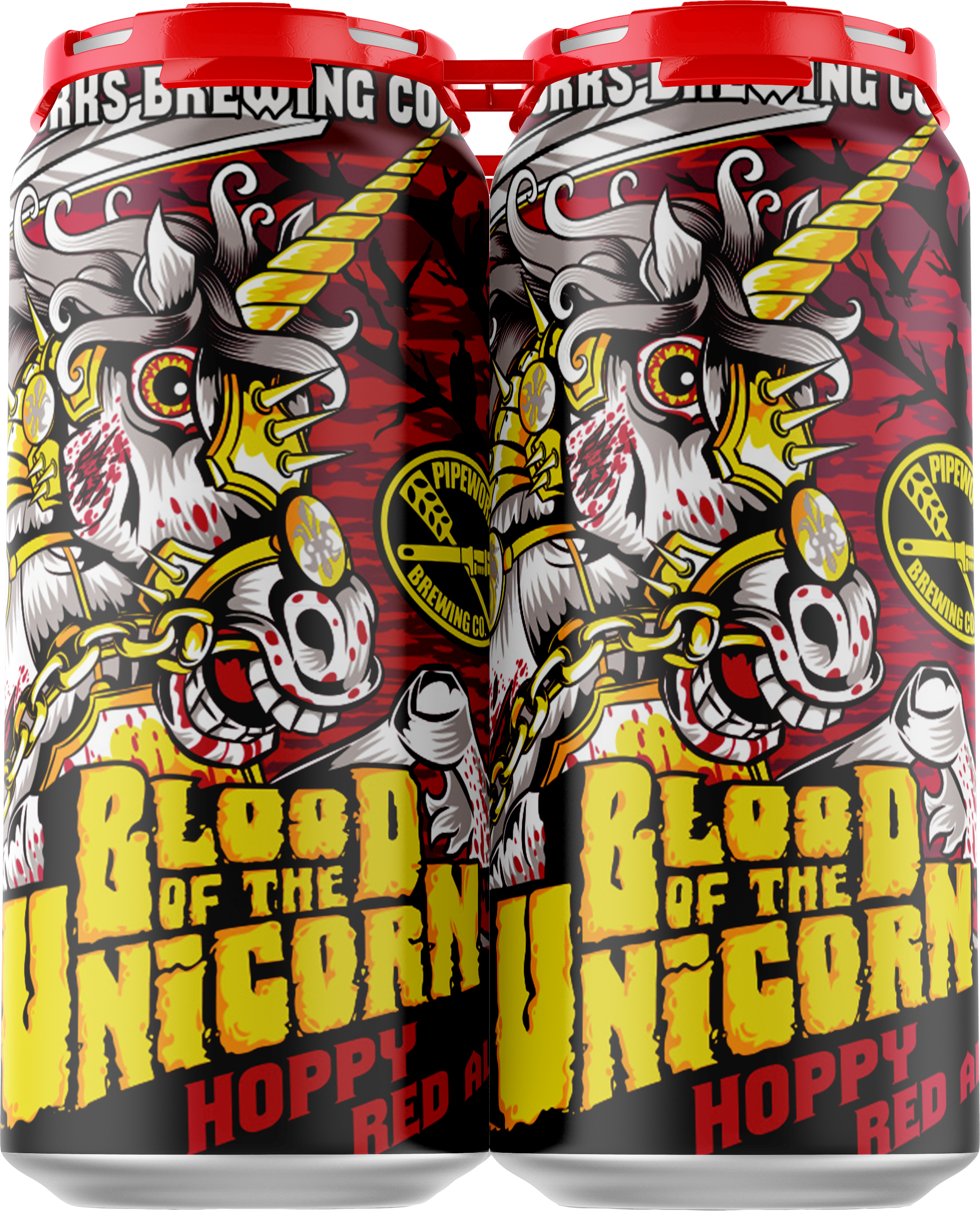 Pipeworks Blood of the Unicorn | 4 pack of 16 oz Can