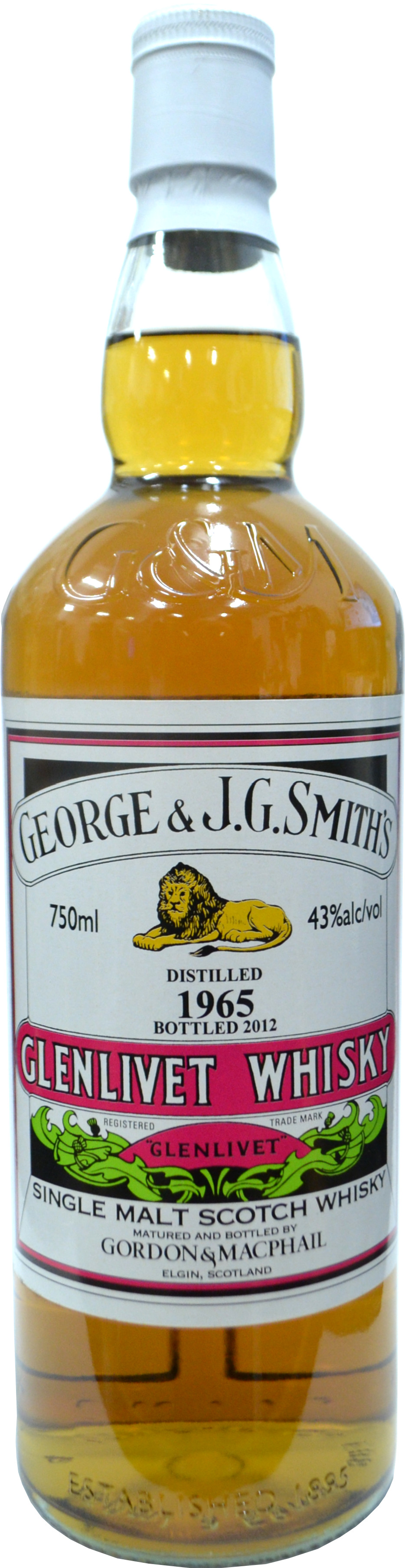 George & J.G. Smith's Glenlivet 46 year old 1965