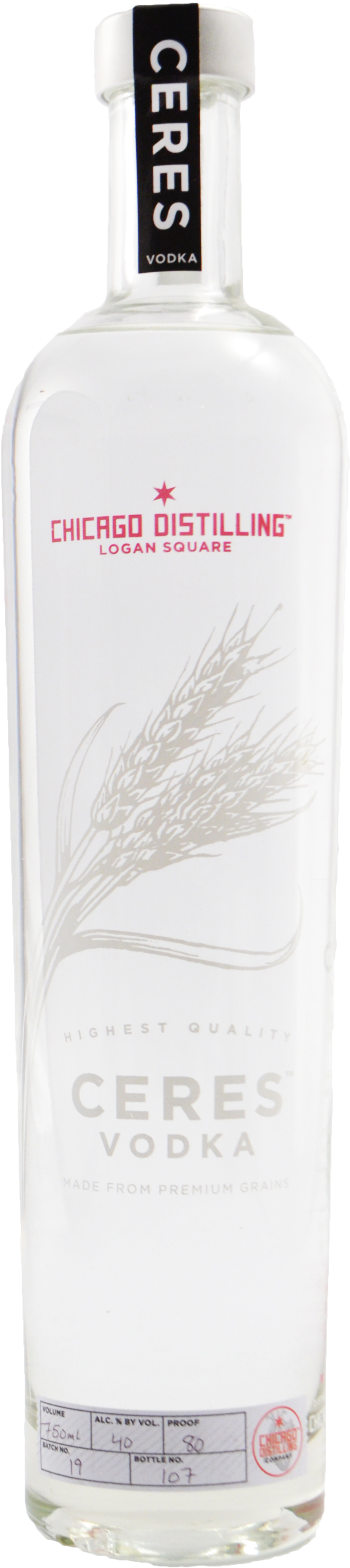 Ceres Vodka by Chicago Distilling