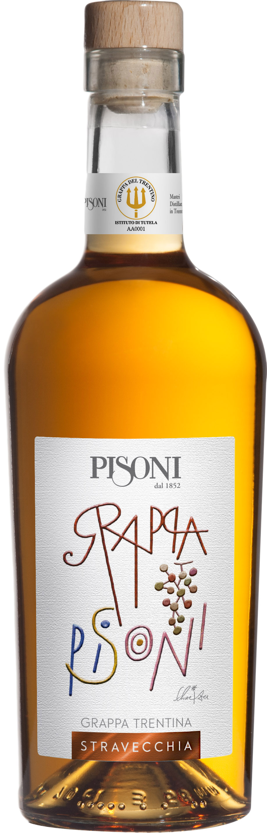 Pisoni Grappa di Stravecchia Aged 5 years