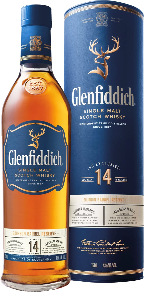 Glenfiddich 14 Year Bourbon Barrel Reserve