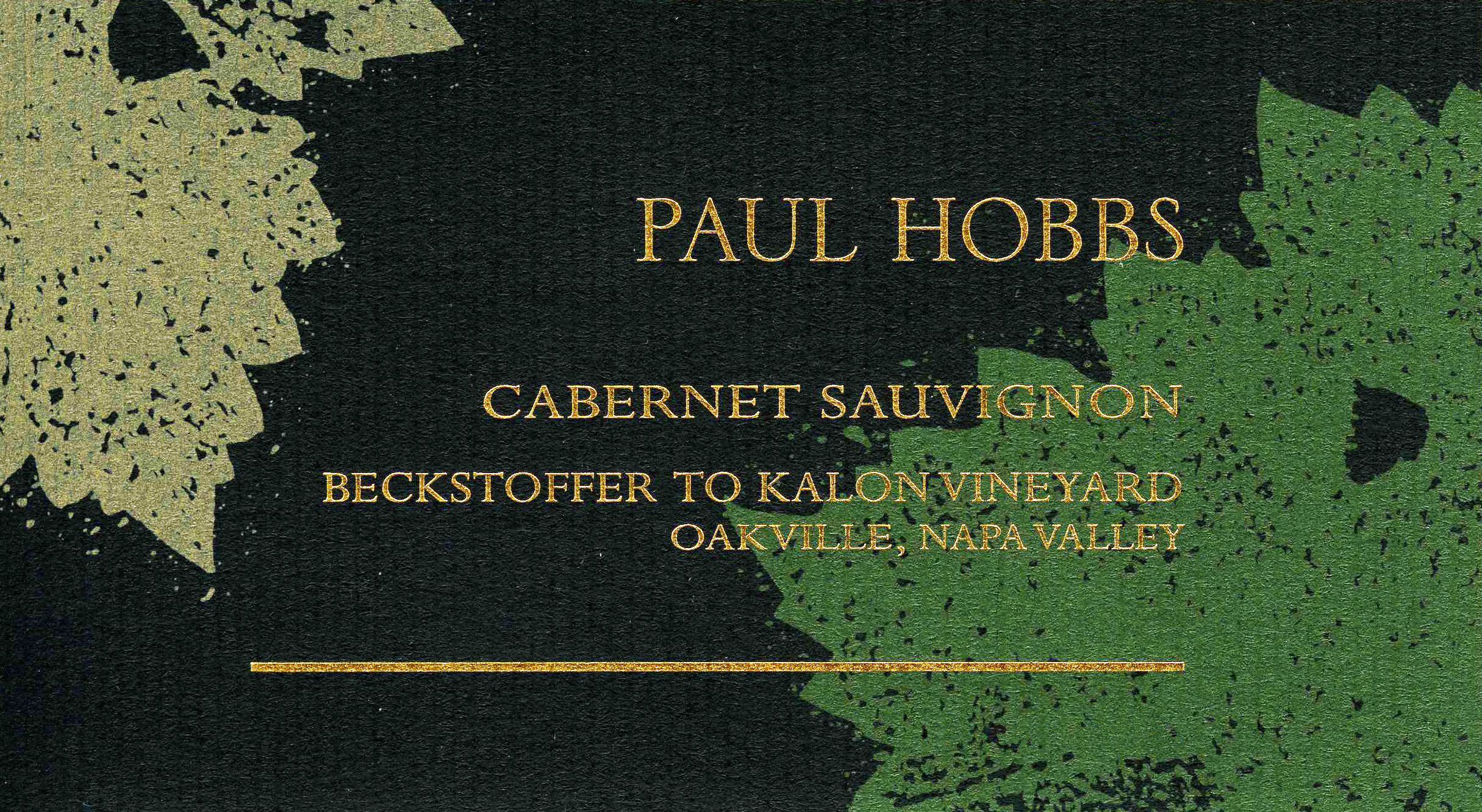 Paul Hobbs Cabernet Sauvignon Beckstoffer To Kalon Vineyard 2012