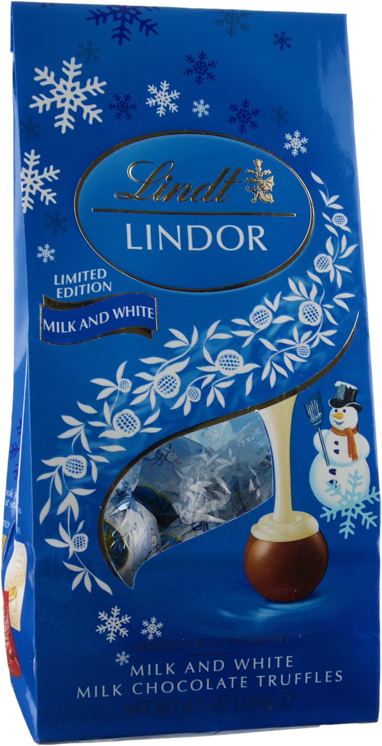 Lindt Lindor Snowman Milk & White Chocolate Limited Edition