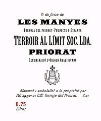 Terroir Al Limit Les Manyes 2012