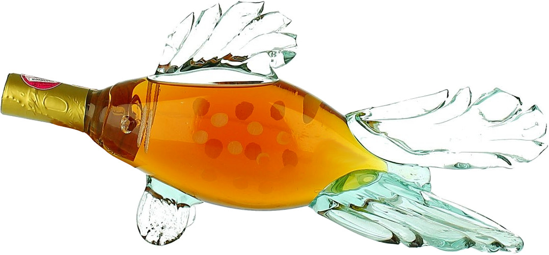 Armenian Five Star Brandy Fish Bottle