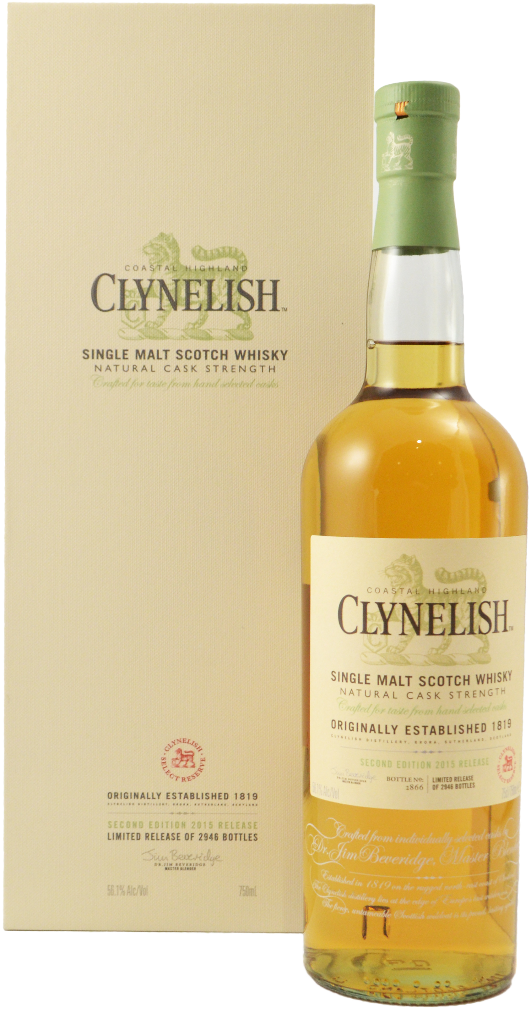 Clynelish Select Reserve Natural Cask Strength 2015 Release