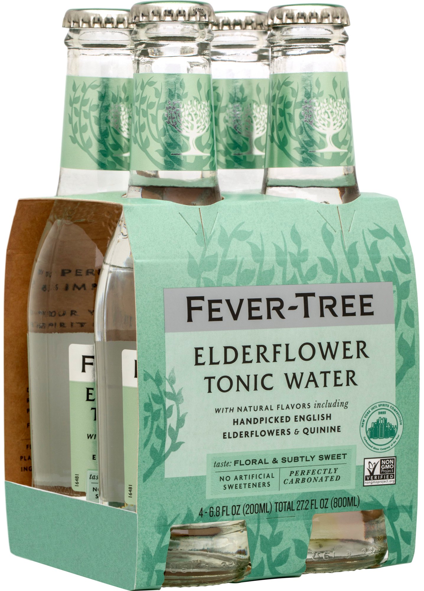 Fever Tree Elderflower Tonic Water 4 pack of 6.8 oz Bottle
