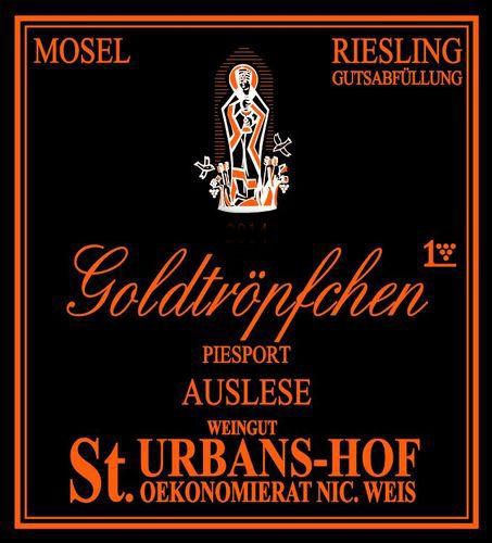 St Urbans Hof Piesporter Goldtropfchen Riesling Auslese 2013 Half Bottle