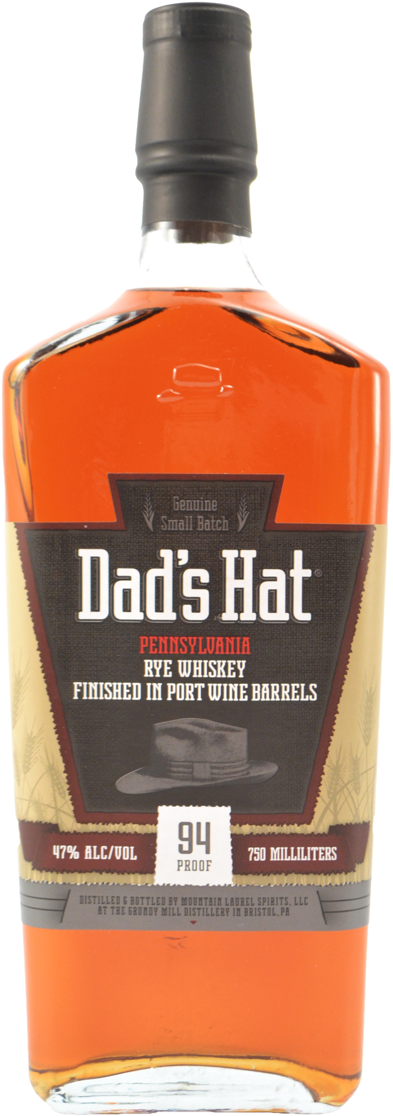 Dad's Hat Pennsylvania Rye Finished in Port Barrels