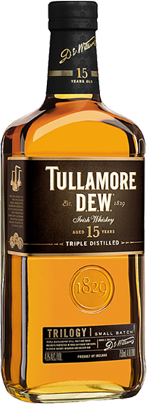 Tullamore D.E.W. 15 year old Trilogy Triple Distilled Irish Whiskey