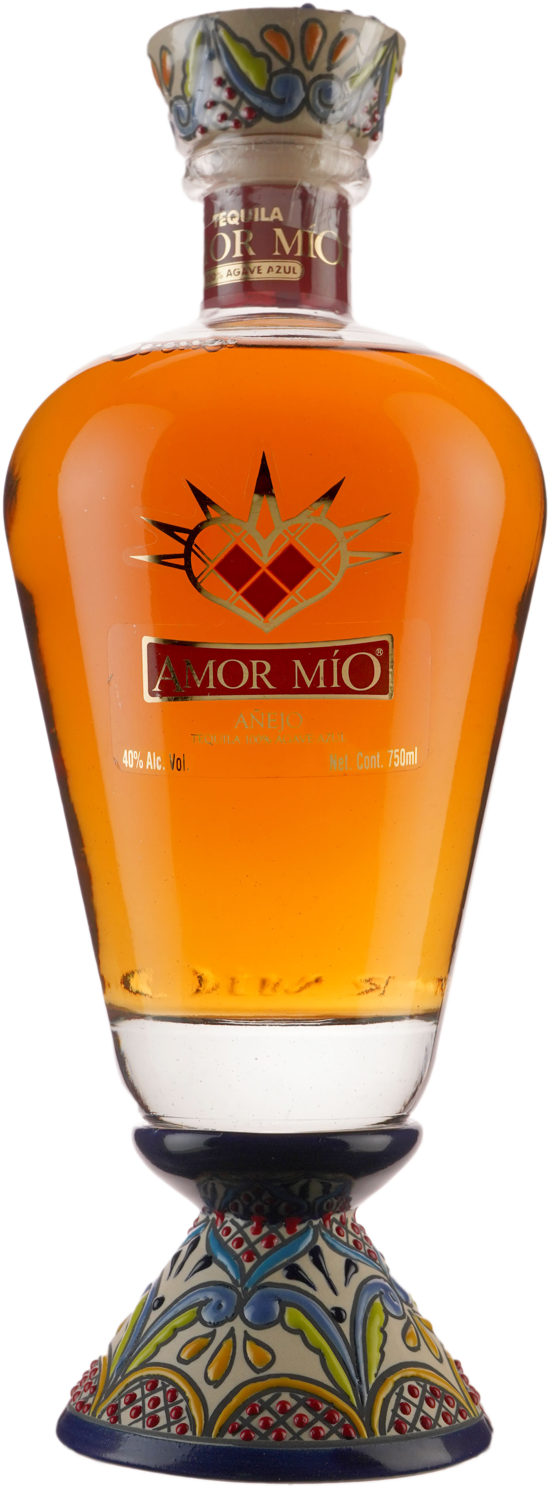 Amor Mio Anejo Tequila in Ceramic Decanter