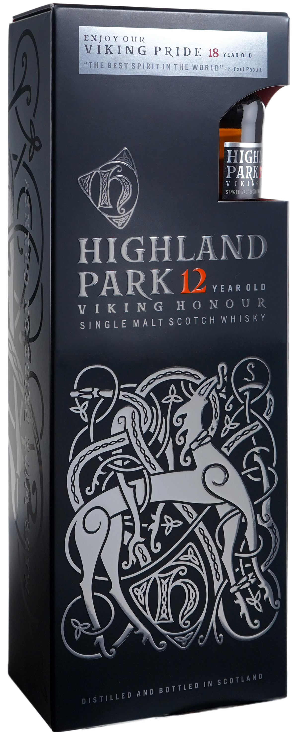 Highland Park 12 Year Old with Two Glasses