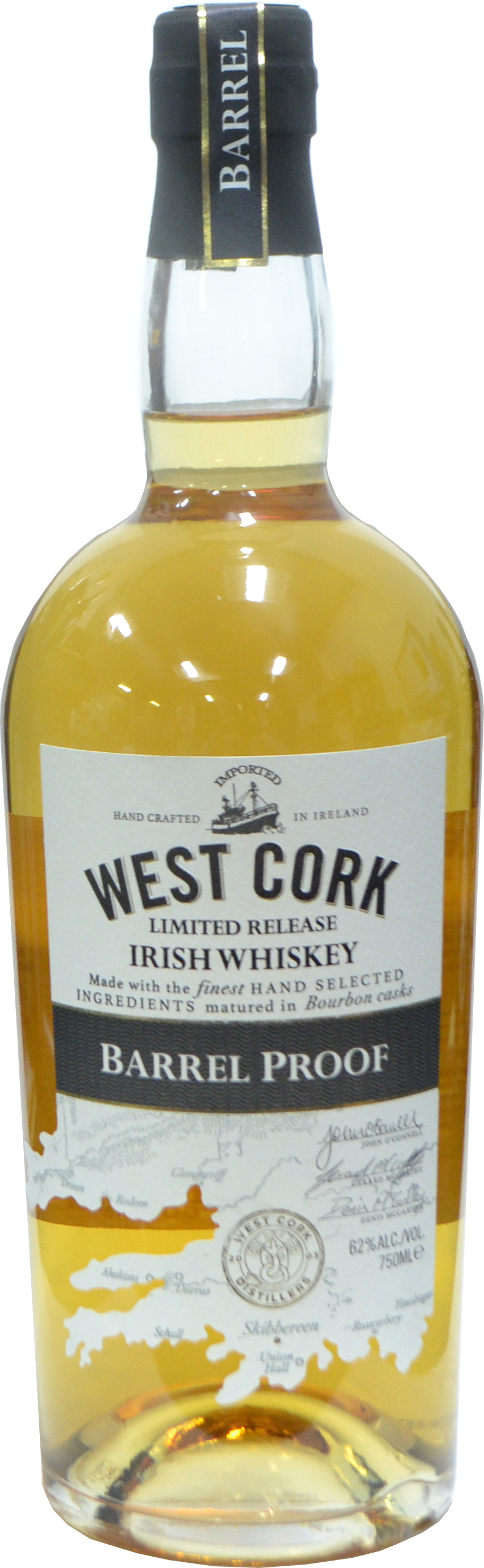 West Cork Distillers Barrel Proof Irish Whiskey