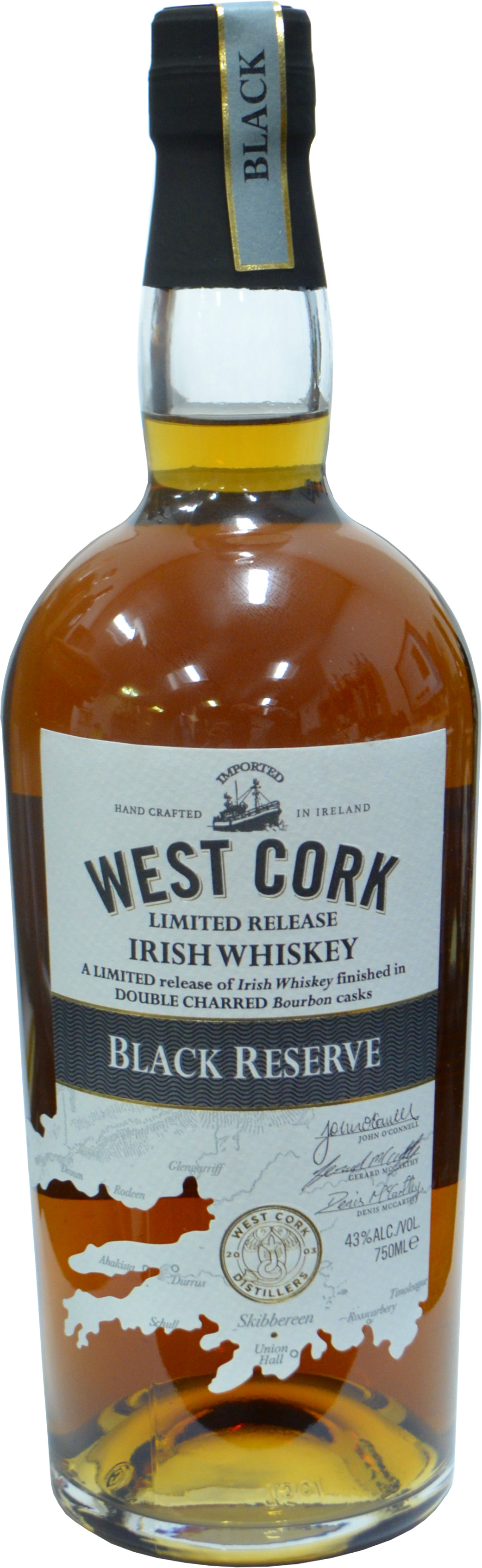 West Cork Distillers Black Reserve Irish Whiskey