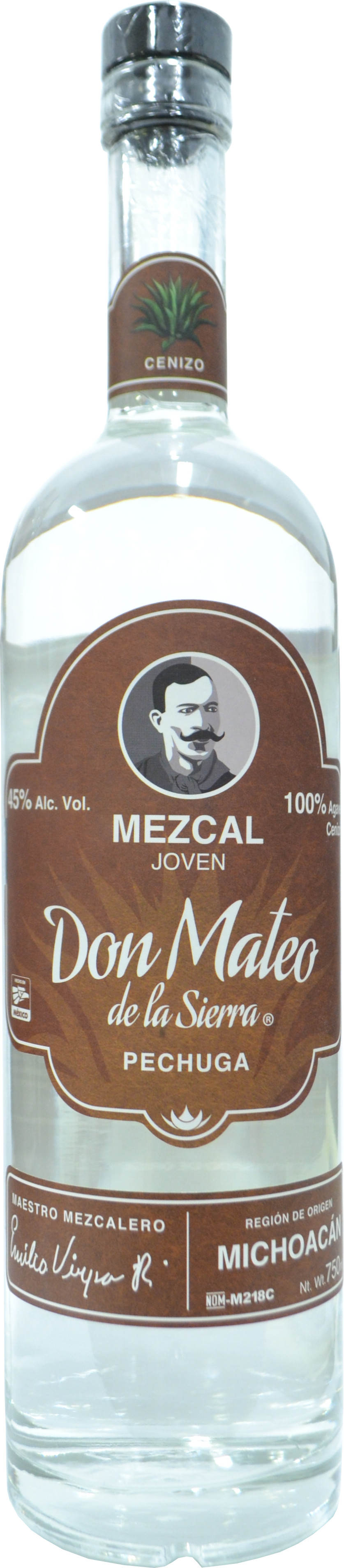 Mezcal Don Mateo de la Sierra Pechuga Mezcal from Michoacan