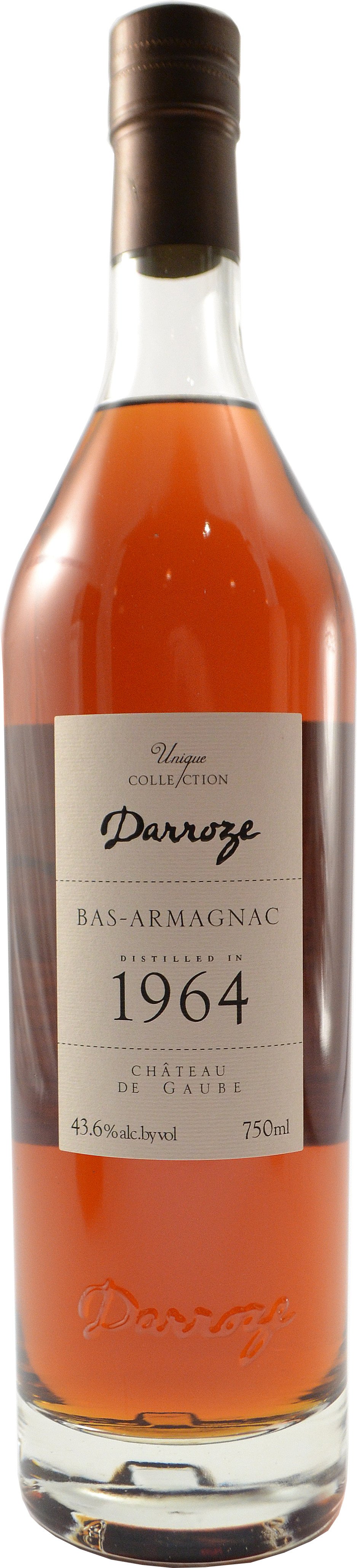 Darroze Chateau de Gaube Armagnac 1964