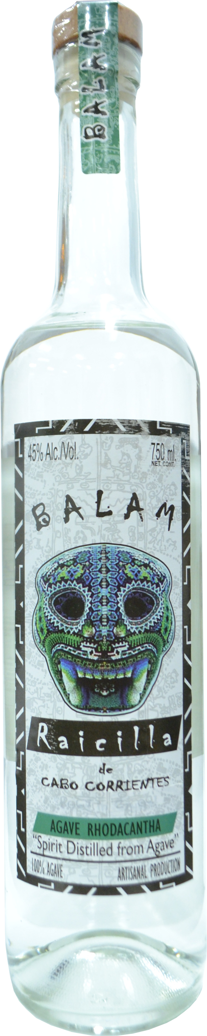 Balam Raicilla de Cabo Corrientes Green Label Stored in Crystal