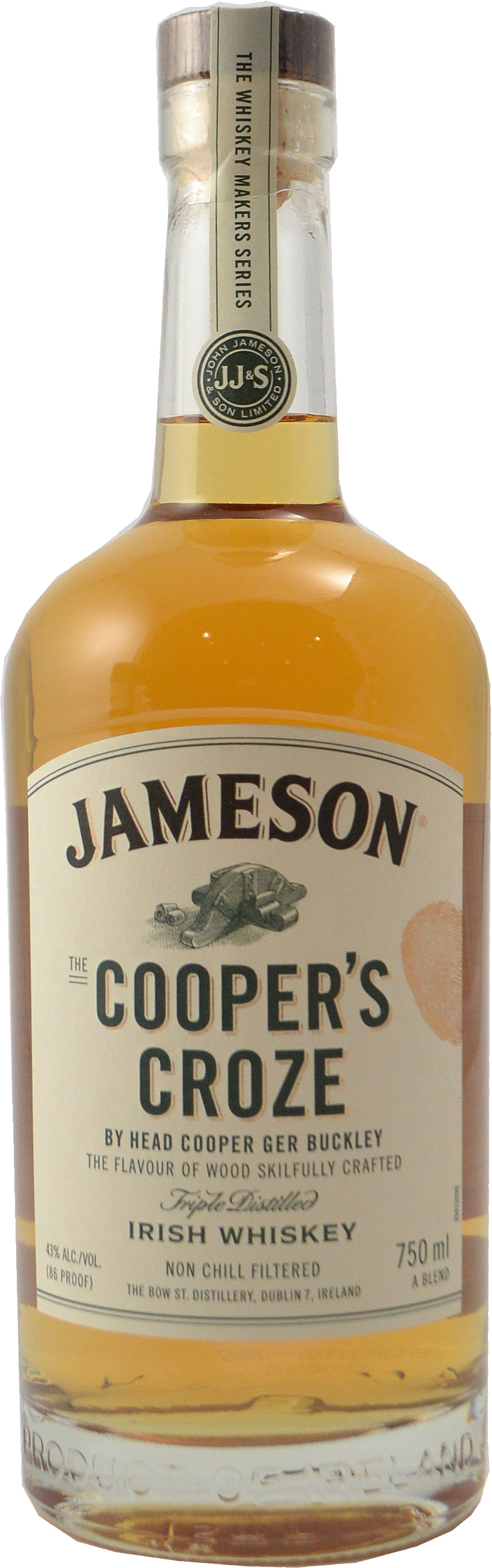 Jameson Whiskey Makers Series The Cooper's Croze Irish Whiskey