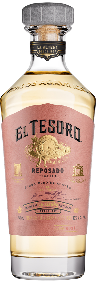 El Tesoro Reposado Tequila 750 ml Bottle