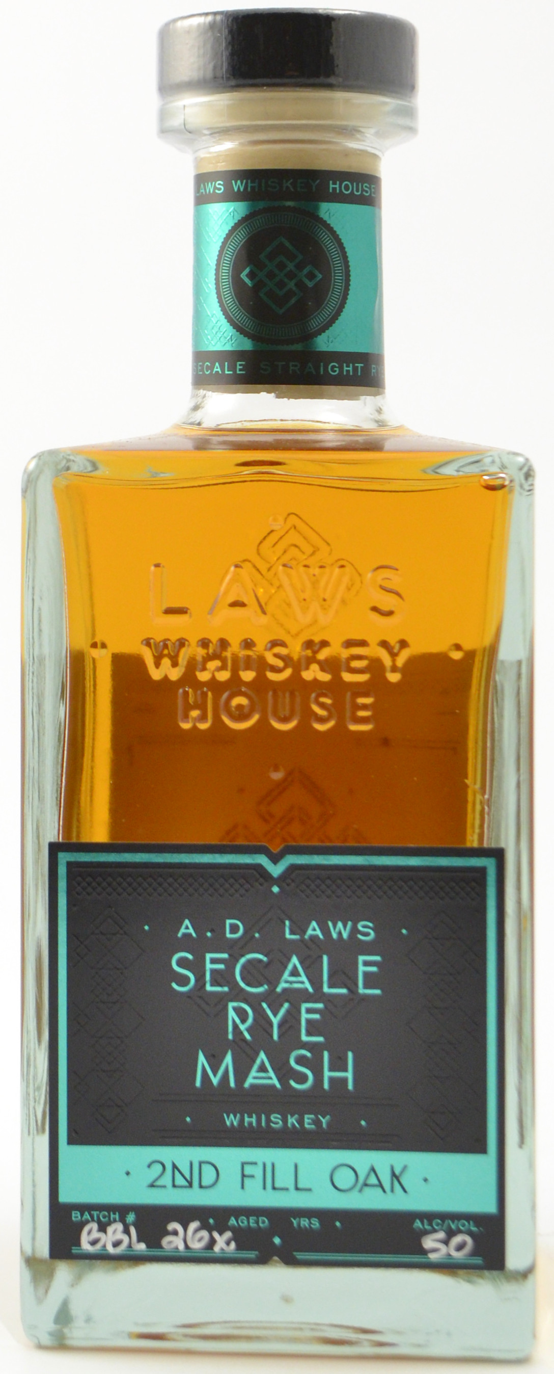 A.D. Laws Secale Rye Barrel # 26x Binny's Handpicked