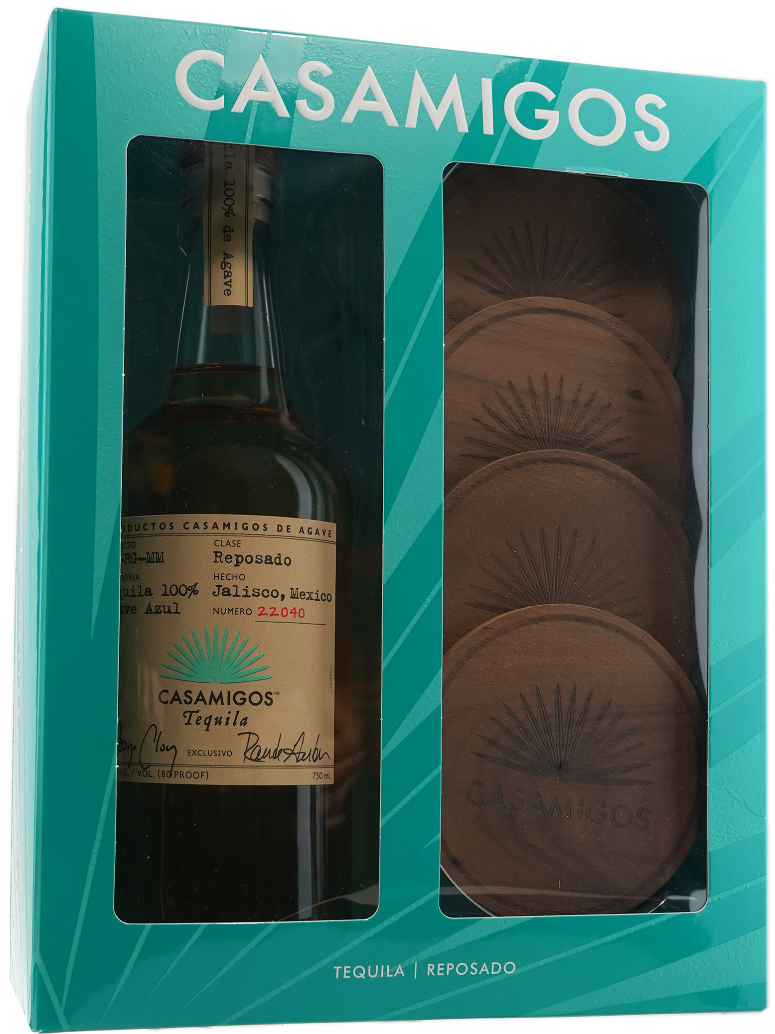 Casamigos Reposado Tequila with Rocks Glasses