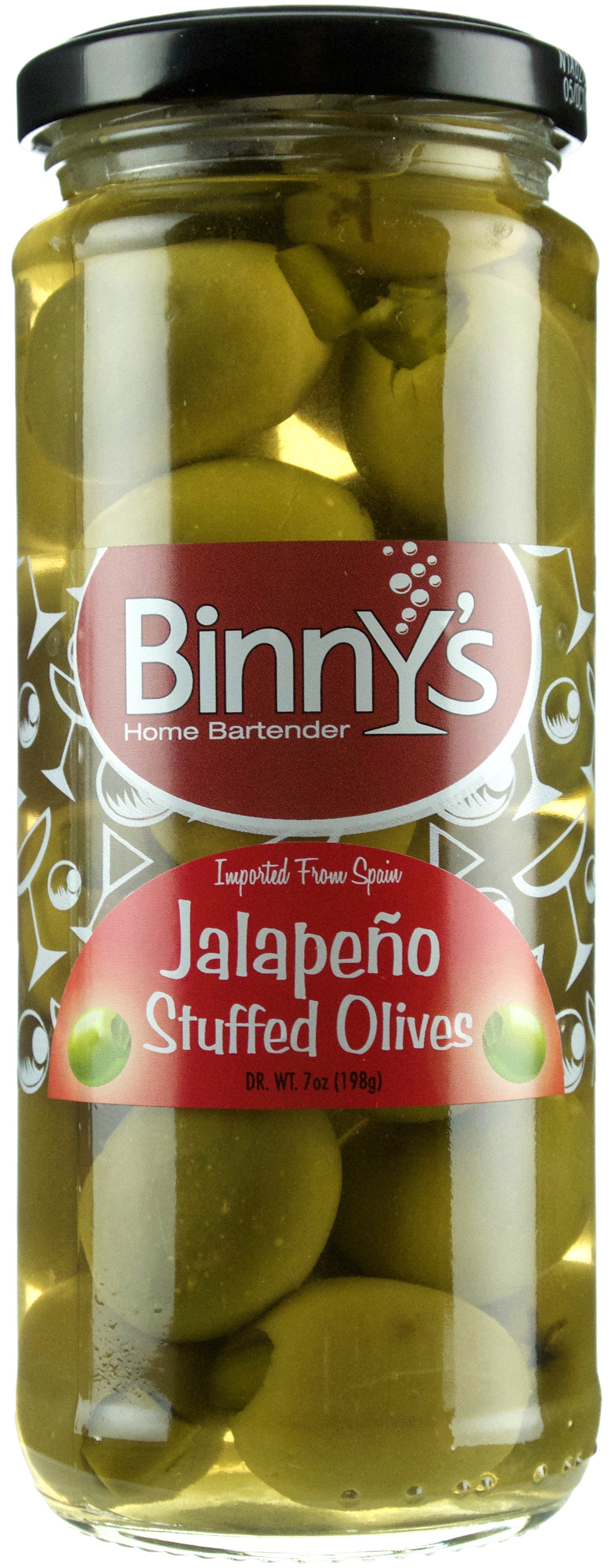 Binnys Jalapeno Pepper Stuffed Olives