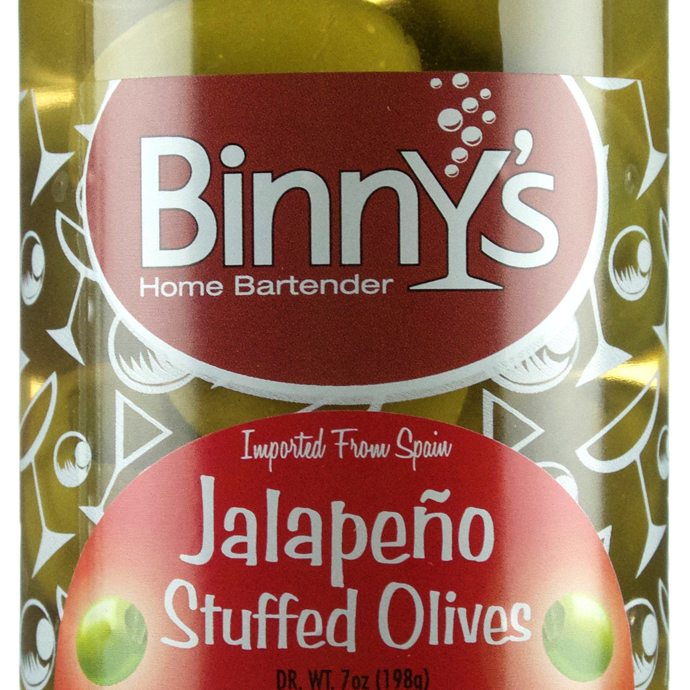 Binnys Jalapeno Pepper Stuffed Olives