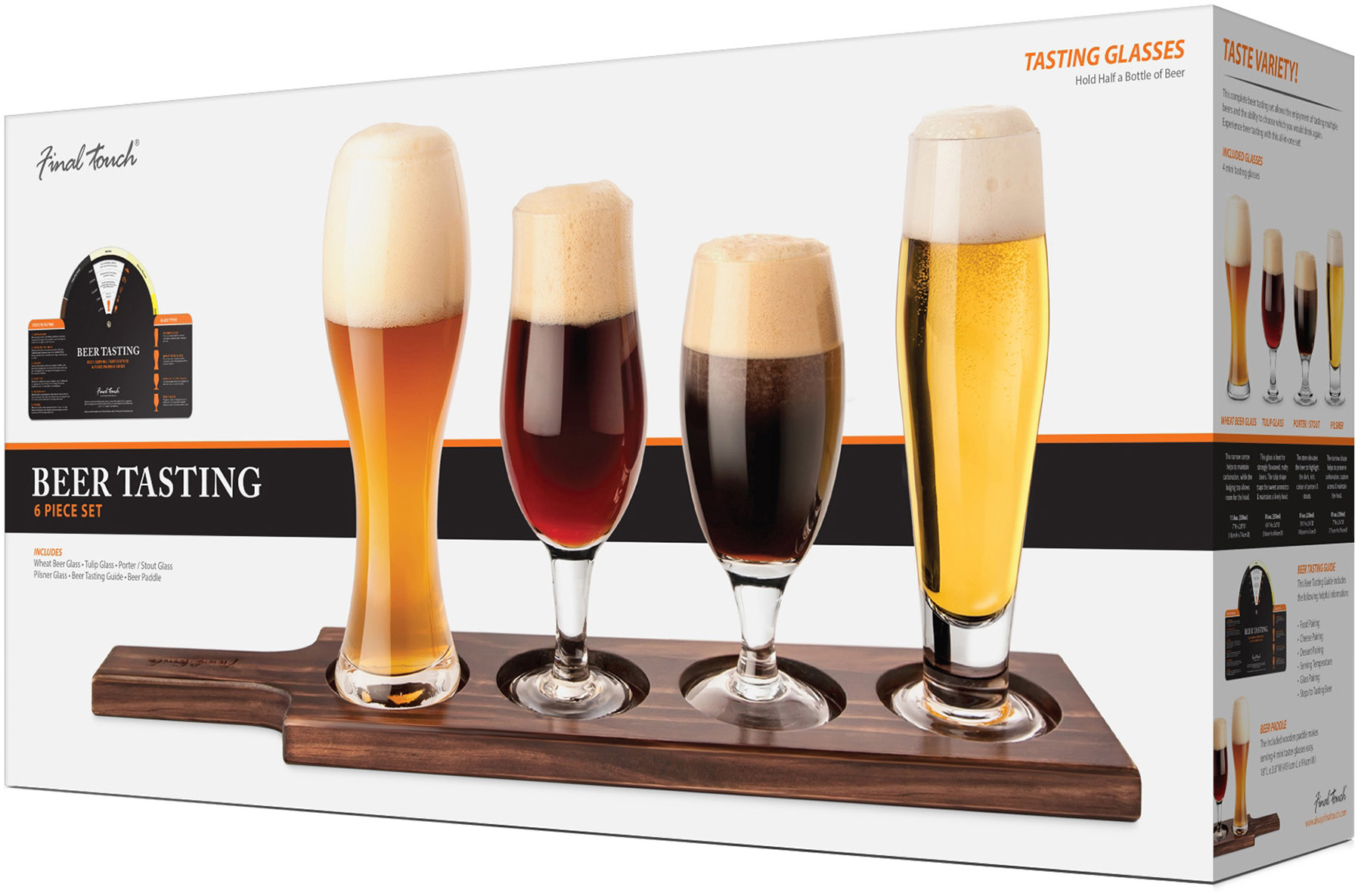 Final Touch Beer Tasting Flight Set