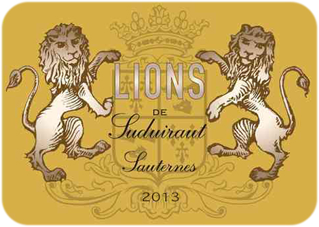 Lions de Suduiraut Sauternes 2013 Half Bottle