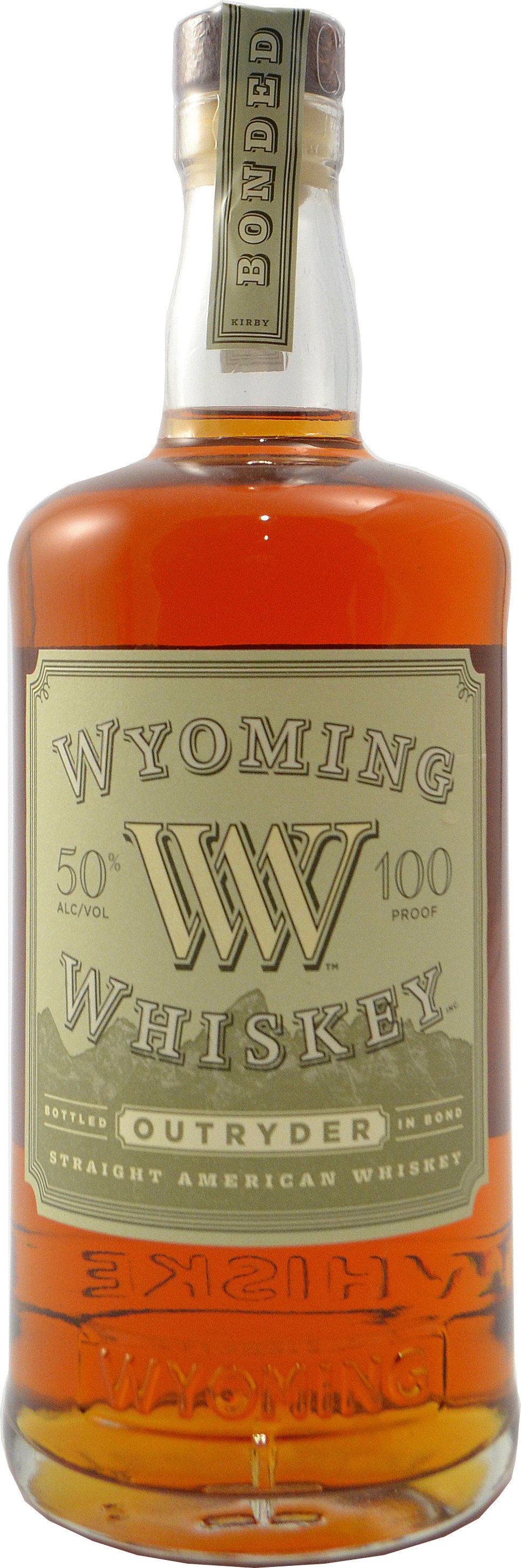 Wyoming Whiskey Outryder American Straight Whiskey Bottled in Bond