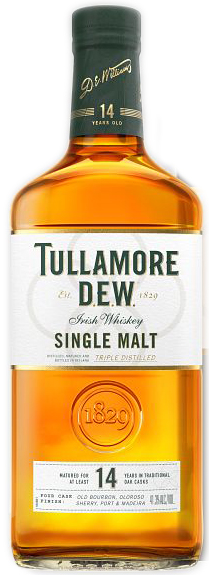 Tullamore D.E.W. 14 year old Irish Single Malt Triple Cask Finished