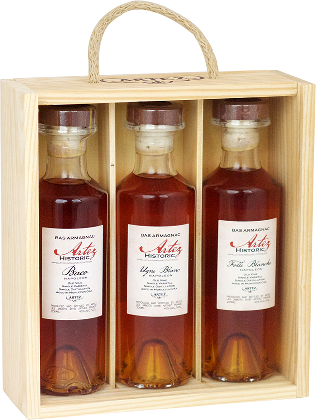 Artez Armagnac Varietal Gift Pack 3 x 200ml