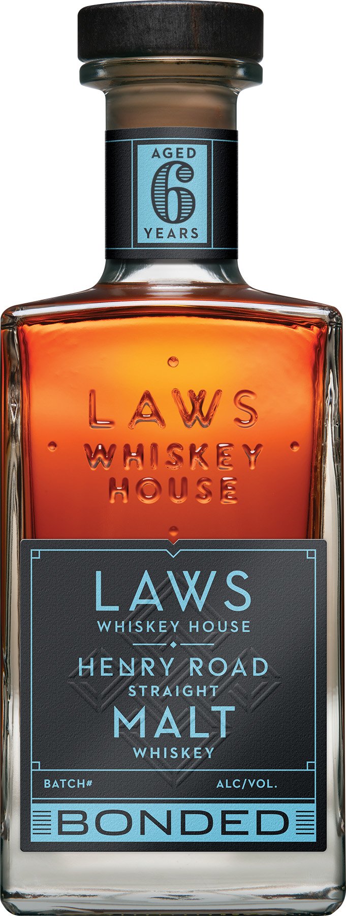 Laws Whiskey House Henry Road Straight Malt Whiskey Bottled in Bond