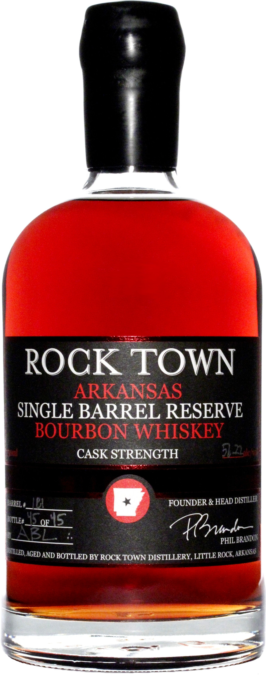 Rock Town Distillery Single Barrel Bourbon Full Strength