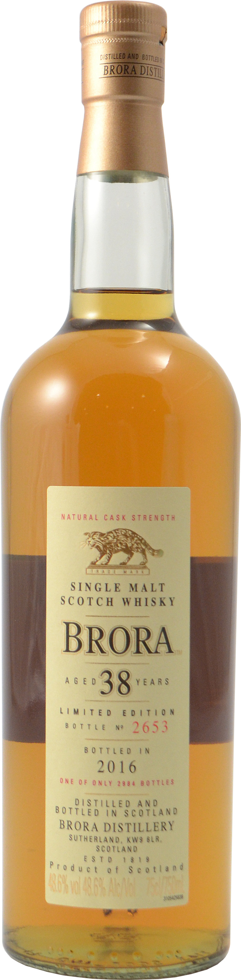 Brora 38 year old 2016 Limited Release 1977
